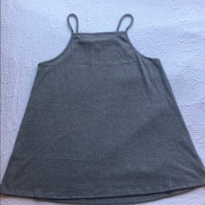 GB ribbed high neck top